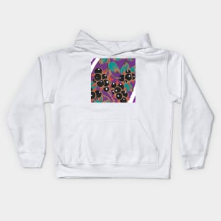 5 Motifs en couleur Kids Hoodie